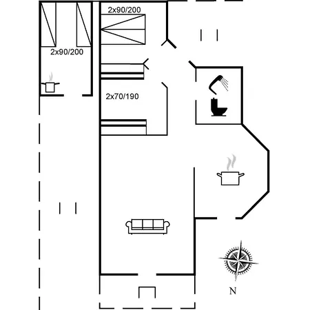 Hébergement de vacances Allie - 150m From The Sea By Interhome Rødby